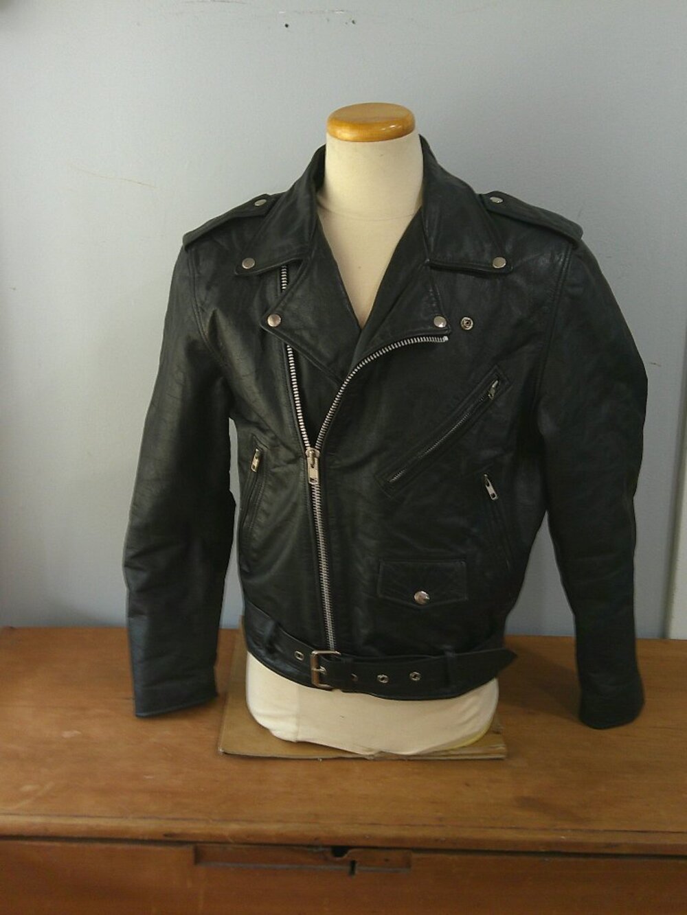 Vintage Motorcycle Jacket Mens 44